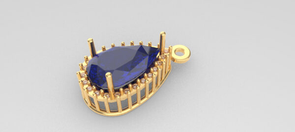 OV3D006 - PINGENTE PEDRA GOTA
