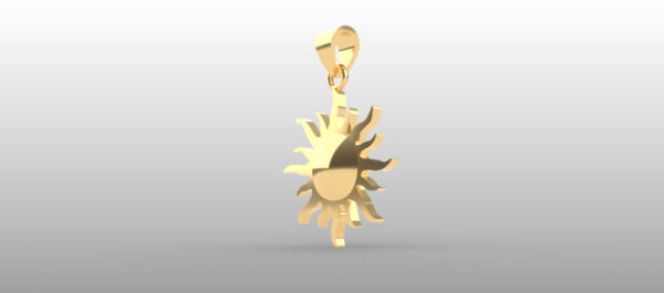 OV3D044 - Pingente Sol